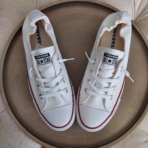 White Converse Shoreline  Low-Top Sneakers Size 10